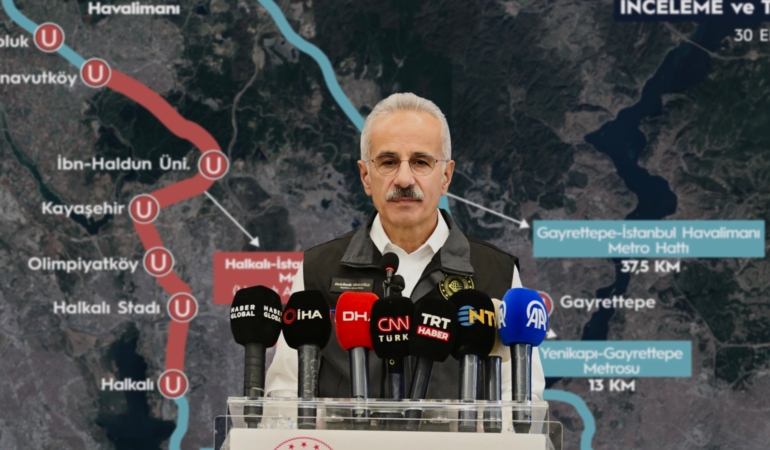 Bakan Uraloğlu Açıkladı: Halkalı–İstanbul Havalimanı Metrosunda Sona Gelindi
