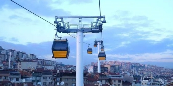 Milyonlarca lira harcanan Yenimahalle'deki teleferik çürümeye terk edildi1