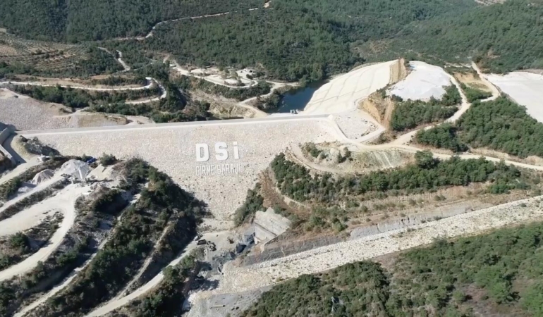 Muğla Yatağan’da Tarıma Can Suyu: Girme Barajı Tamamlandı, Su Tutmaya Başladı