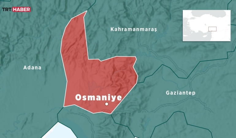 Osmaniye’de 4,1 Büyüklüğünde Deprem Meydana Geldi
