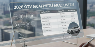 2026 ÖTV Muafiyetli Araç Listesi Hangi Modeller Alınabilir