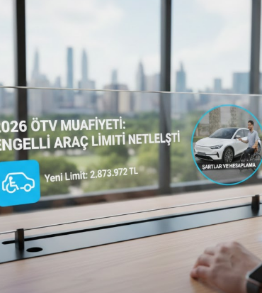 2026 ÖTV Muafiyetli Araç Üst Limiti Ne Kadar Oldu
