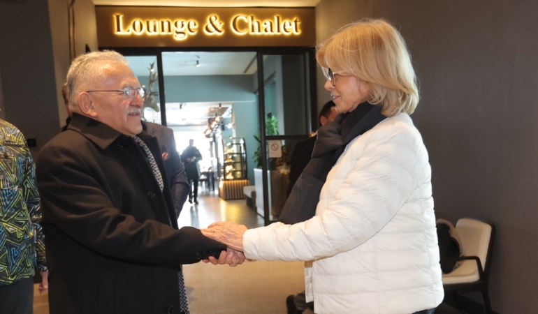 Başkan Büyükkılıç, Eski Başbakan Tansu Çiller’e Erciyes’i Tanıttı