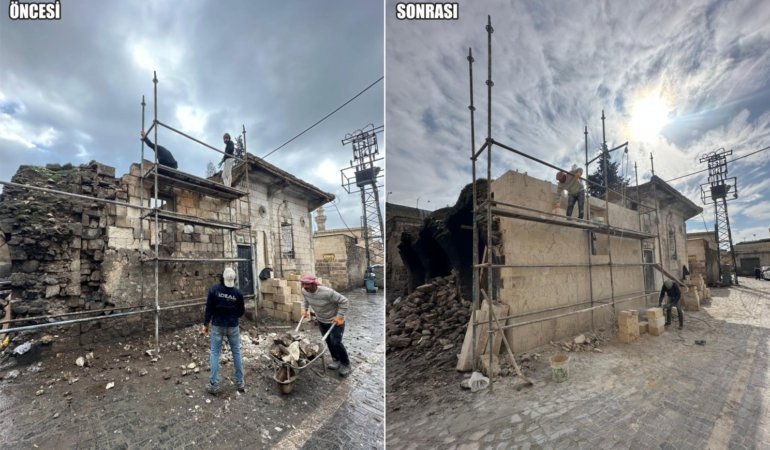 Şanlıurfa’da Deprem Sonrası Tarihi Sokaklar Yenileniyor