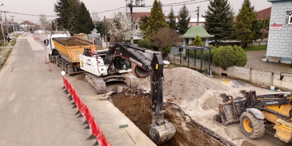Düzce'de ana içme suyu hattı inşasında çalışmalar haftanın 7 günü aralıksız sürüyor