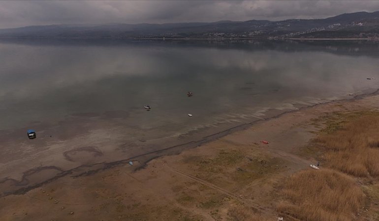 Sapanca Gölü’ndeki kuraklığın izleri siliniyor