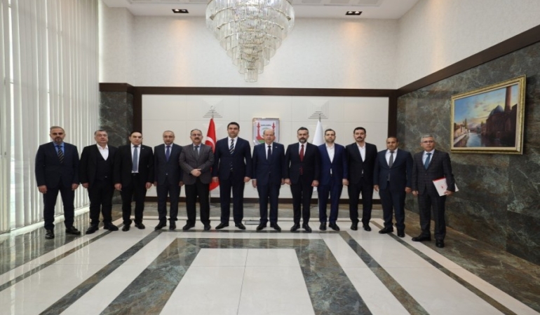 KKTC Eski Cumhurbaşkanı Tatar’dan Şanlıurfa Büyükşehir Belediyesi’ne Ziyaret