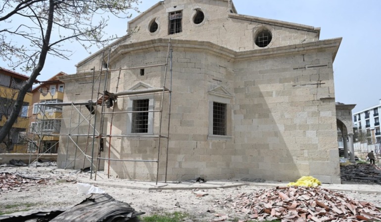 Isparta Belediyesi Tarihi Aya Yorgi Kilisesi’ni Geleceğe Taşıyor: Restorasyon Çalışmaları Başladı