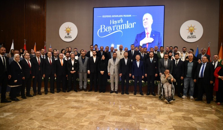AK Parti Ankara İl Başkanlığı’nda Geleneksel Bayramlaşma Programı Düzenlendi