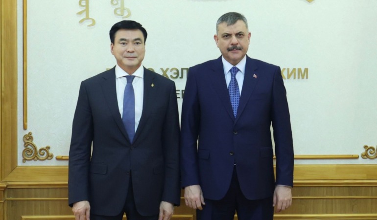 İçişleri Bakanı Çiftçi, Moğolistan İçişleri ve Adalet Bakanı Amarsaikhan ile görüştü