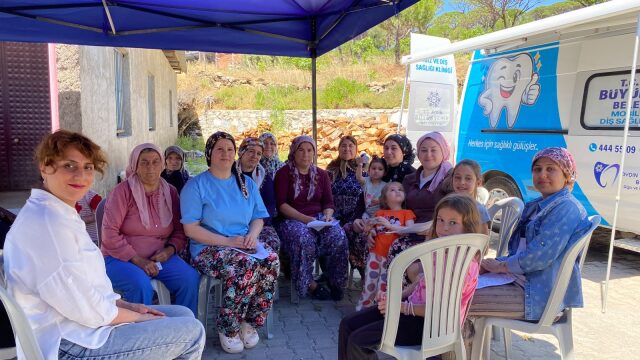 Aydın Büyükşehir Belediyesi’nin Mobil Diş Tarama Aracı Bozdoğan’da Hizmet Vermeye Başladı