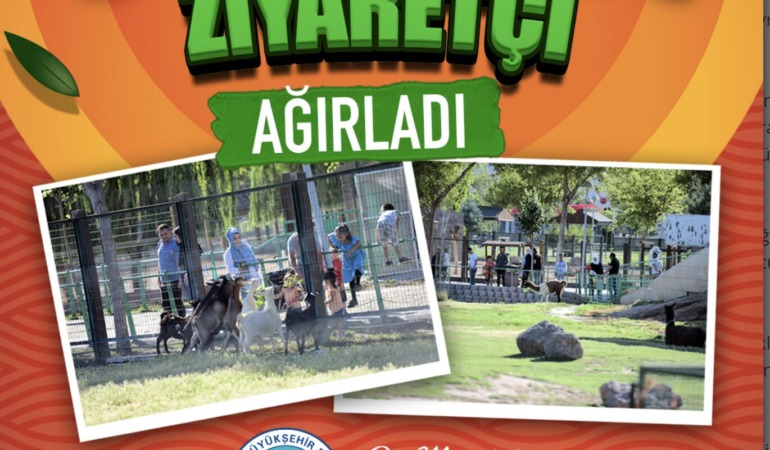 Büyükşehir’in Hayvanat Bahçesi Bayramda 65 Bin Ziyaretçi Ağırladı