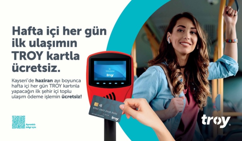 Kayseri Büyükşehir Troy İş Birliğiyle Hafta İçi İlk Şehir İçi Ulaşım Ücretsiz