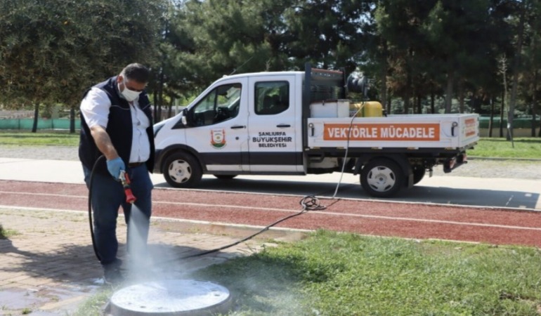 Şanlıurfa Büyükşehir Sahaya İndi: Haşerelere Karşı 13 İlçede Yoğun Mücadele!