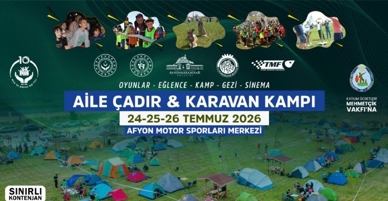 Başkan Köksal’dan Doğa Severlere Davet: Afyonkarahisar Belediyesi Çadır ve Karavan Kampını Başlatıyor!