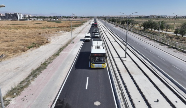 Konya Büyükşehir Sahada: Başkan Altay Şehir Hastanesi Tramvay Güzergahını Yeniliyor