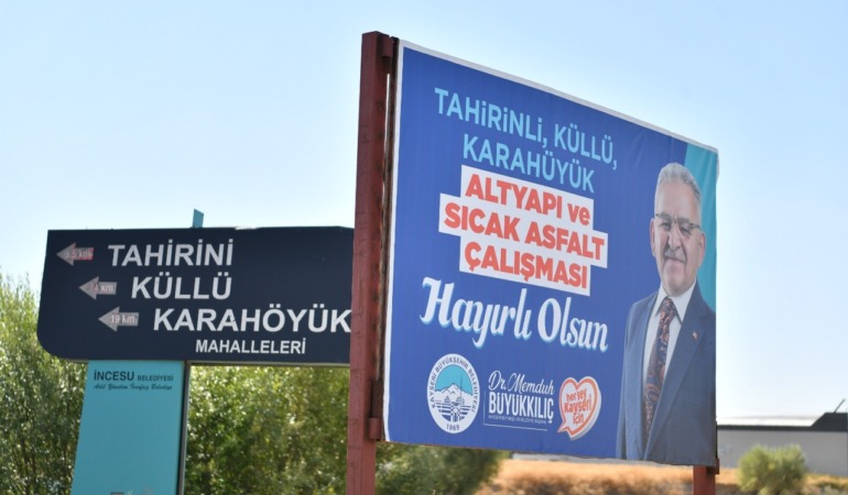 Kayseri Büyükşehir’den İncesu’ya 109 Milyon TL’lik Dev Ulaşım Yatırımı