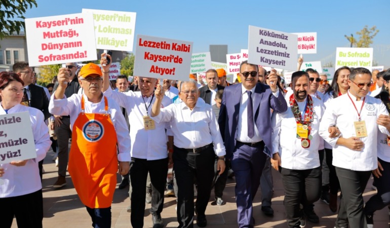 Kayseri Mutfağı Dünya Sahnesinde: 4 Günlük Dev Gastronomi Festivali Kapılarını Açtı
