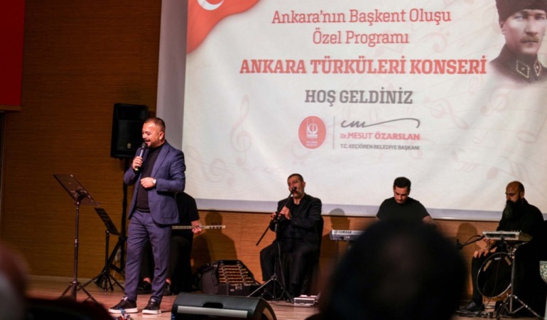 Keçiören’de Başkent Gururu: Ankara’nın 101. Yılına Özel Anlamlı Konser